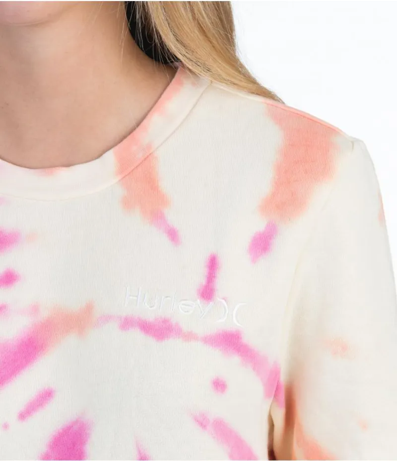 Hurley Allover Tie Dye Crew Multi Color 2020-5